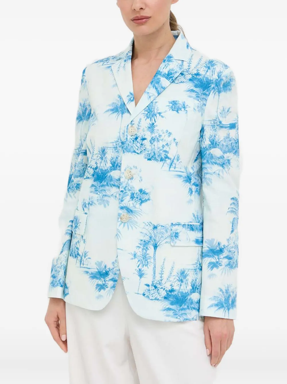 RED Valentino blazer estampado con botones | azul | Image 1