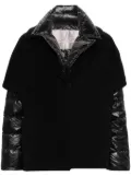 Herno layered wool jacket - Black