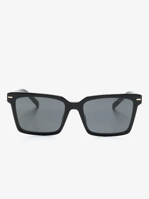 Miu Miu Eyewear солнцезащитные очки в прямоугольной оправе