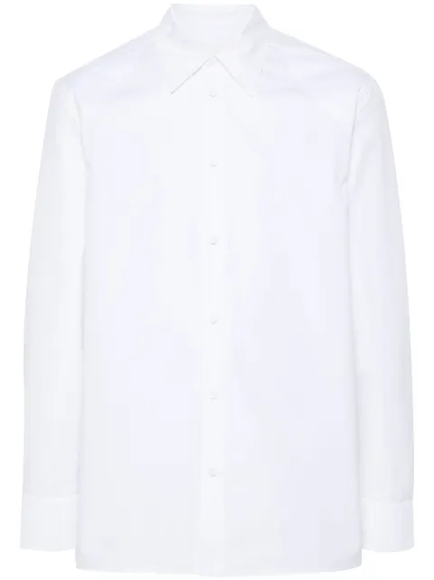 Jil Sander long-sleeve organic cotton shirt