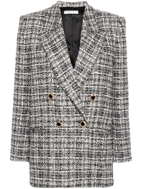 Alessandra Rich double-breasted tweed blazer