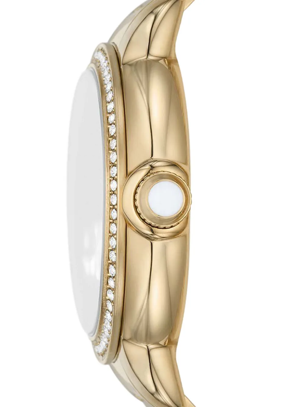Emporio Armani Three-hand Gold-tone Stainless Steel Watch