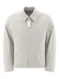 Post Archive Faction corduroy zip-front shirt jacket - Grey
