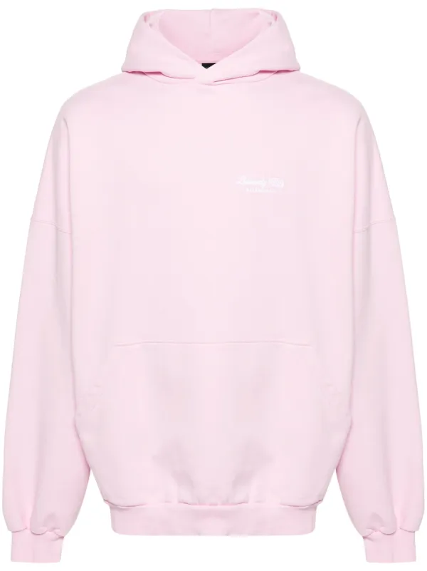 Balenciaga Beverly Hills Embroidered Hoodie | Pink | FARFETCH