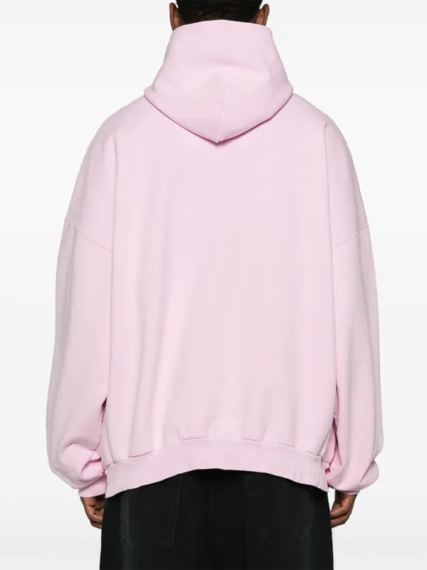 Balenciaga Beverly Hills Embroidered Hoodie | Pink | FARFETCH
