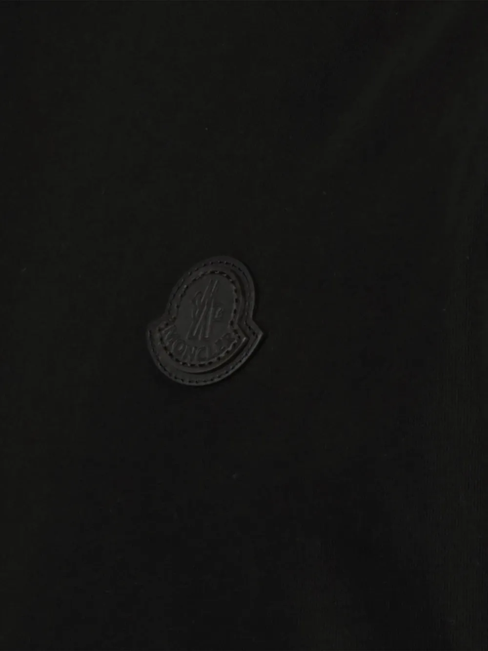 Moncler T-shirt met logopatch Zwart