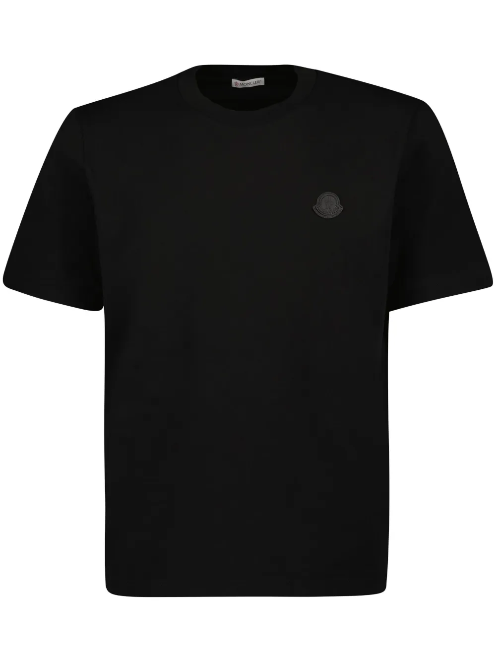 Moncler T-shirt met logopatch Zwart