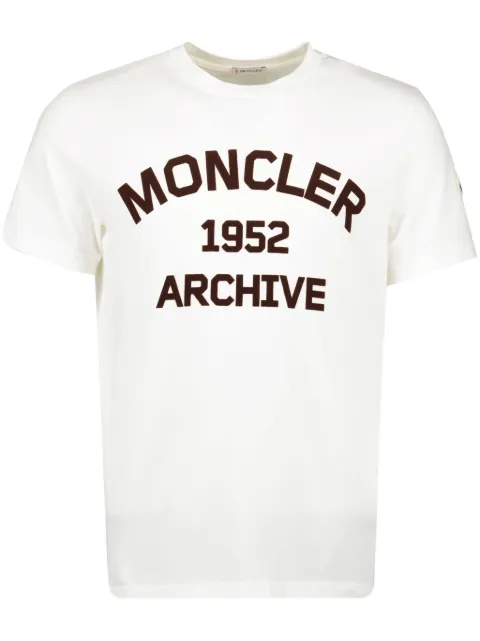 Moncler playera con logo estampado