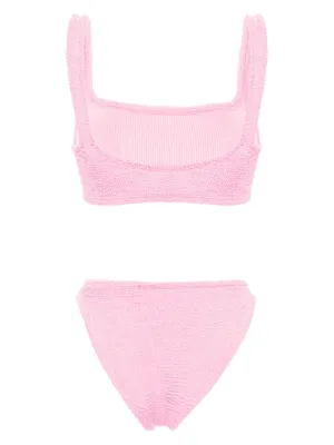 Hunza G PAMELASWIMBUBBLEGUM 関税送料込 Hunza G Pamela Square Neck 1 Piece - Bubblegum Pink | Garmentory