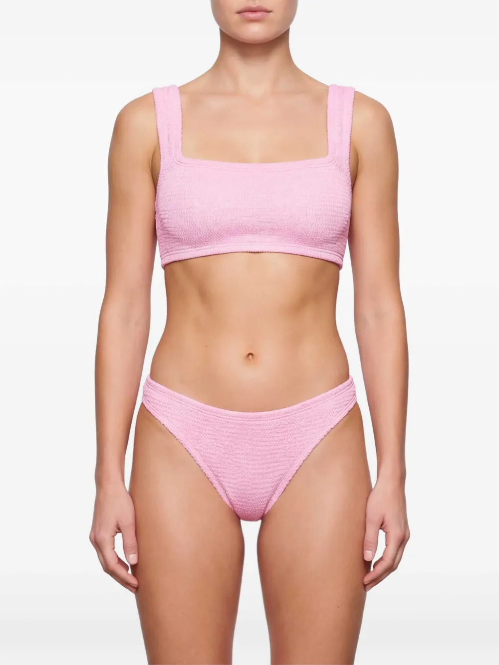Hunza G Gekreukte bikini Roze