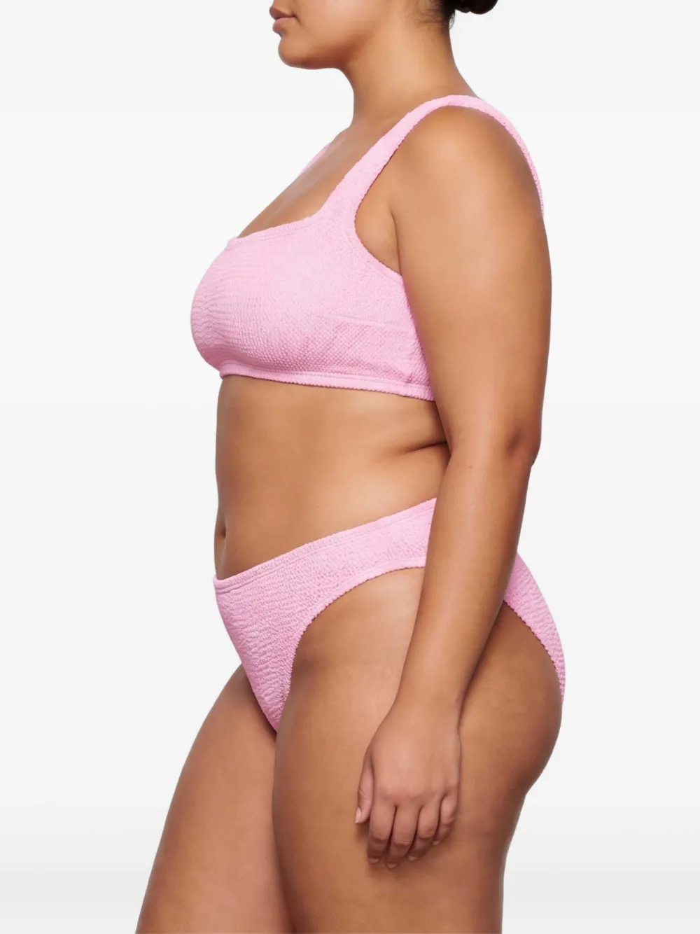 Hunza G Gekreukte bikini Roze