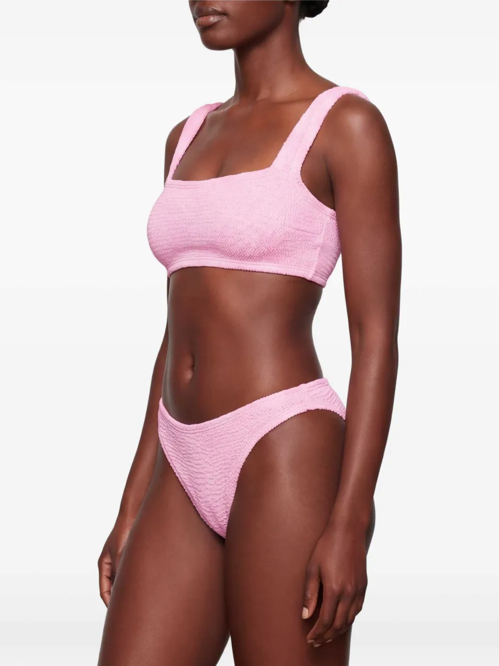 Hunza G Gekreukte bikini Roze