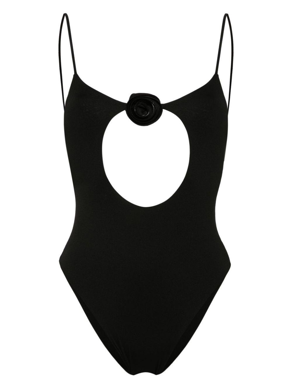 La Reveche Nadir Cut-out Detailed Swimsuit In Black