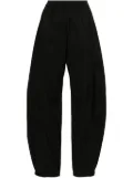 Alexander Wang logo-print tapered trousers - Black
