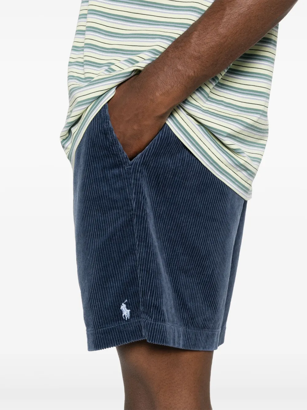 Polo Ralph Lauren Fluwelen bermuda shorts Blauw