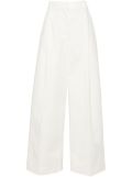 Tommy Hilfiger wide-leg cotton trousers - Neutrals