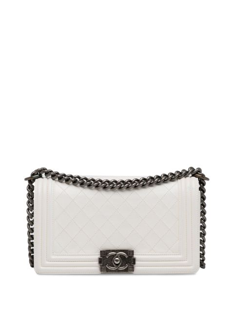 CHANEL Pre-Owned 2013-2014 Medium Lambskin Boy Flap shoulder bag WOMEN