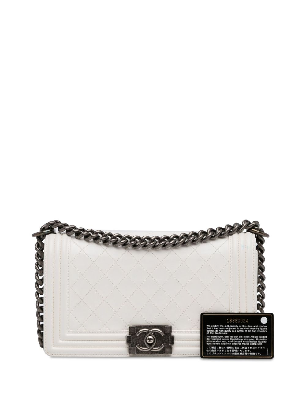 CHANEL Pre-Owned 2013-2014 Medium Lambskin Boy Flap shoulder bag WOMEN