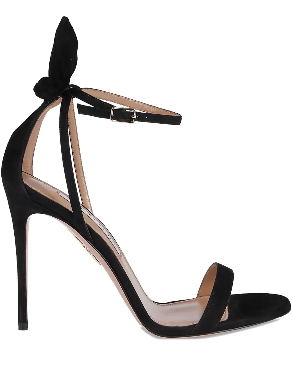 Aquazzura 105mm bow-embellished pumps | Black | Image 1