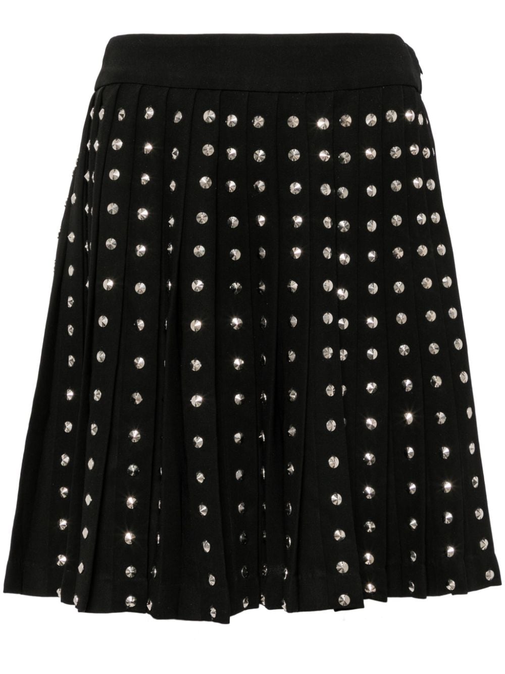 Saiid Kobeisy Beaded Tennis Skirt In Black