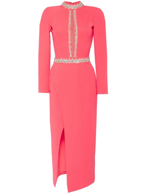 Saiid Kobeisy crystal-embellished midi dress 