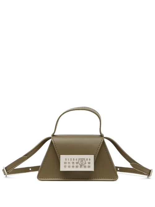 Sac porté épaule Numeric en cuir - MM6 Maison Margiela - Modalova