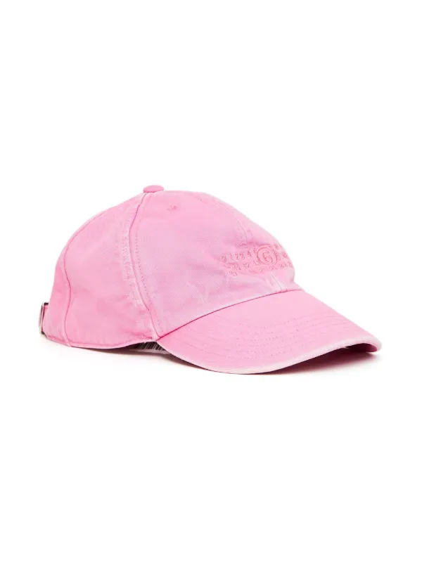 MM6 Maison Margiela Men's Number Logo Cap in Khaki MM6