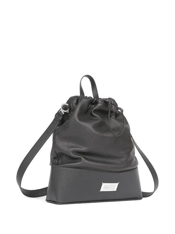 Maison Margiela 5AC Leather Backpack | Black | FARFETCH