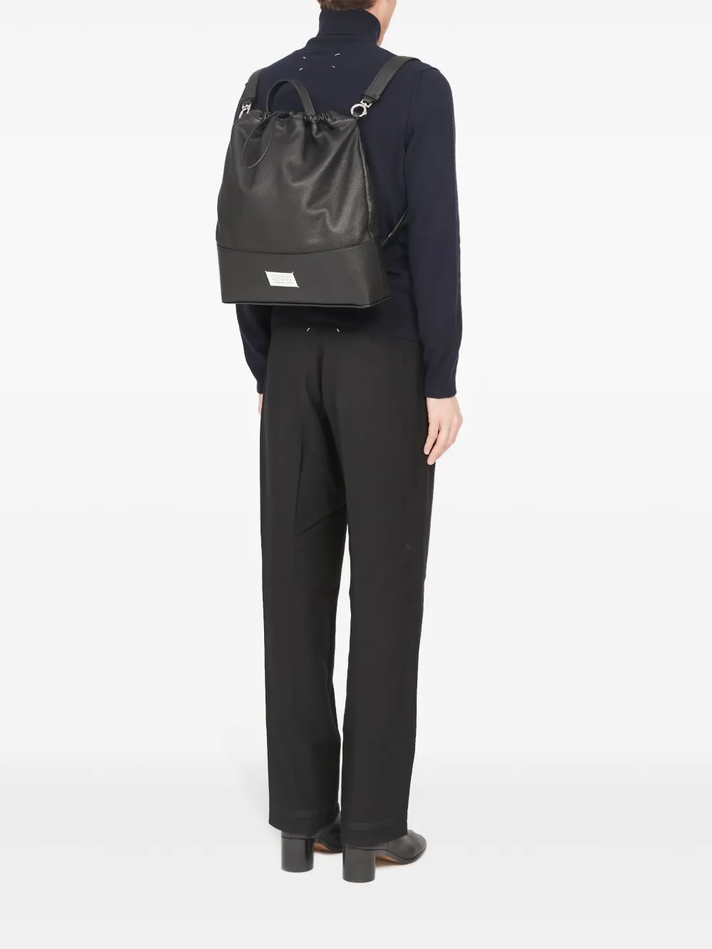 Maison Margiela 5AC leren rugzak Zwart