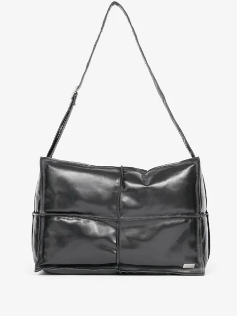 MM6 Maison Margiela logo-plaque leather shoulder bag