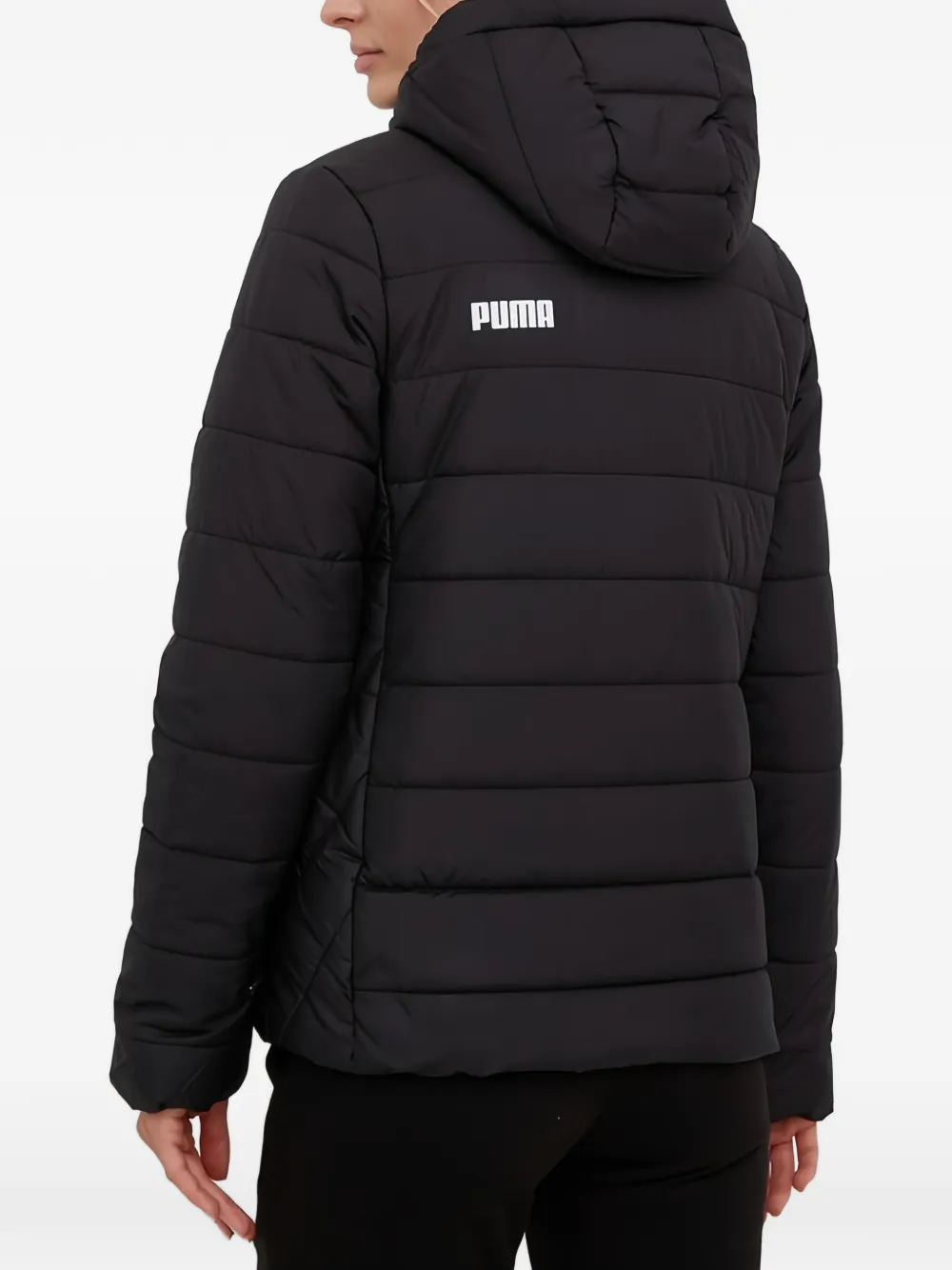 PUMA Donsjack met capuchon Zwart