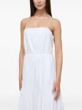 IVY OAK tiered spaghetti-strap dress - White