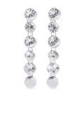 Jean Paul Gaultier Long Diamond earrings - Silver