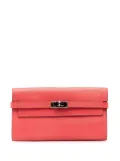 Hermès Pre-Owned 2016 Chevre Classic Kelly Wallet long wallets - Pink