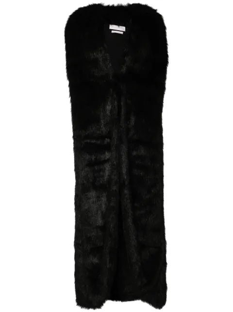 Saiid Kobeisy faux-fur maxi coat 
