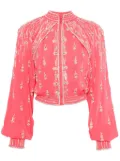 Saiid Kobeisy crystal embellished jacket - Pink