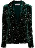 Saiid Kobeisy beaded velvet jacket - Green