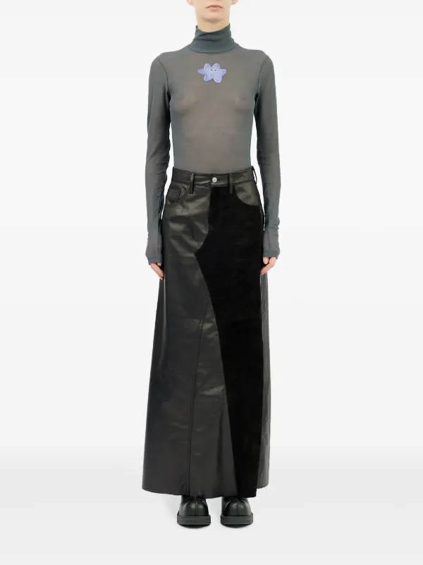 期間限定30％OFF! MM6 Maison Margiela 5-pockets Panelled Leather Long Skirt メンズウェア