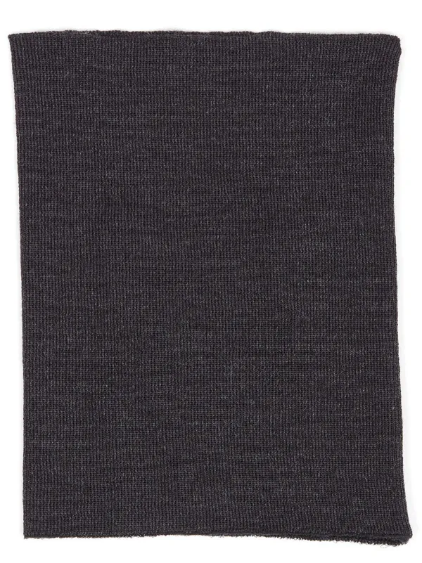 Maison Margiela Four Stitch Wool Scarf | Grey | FARFETCH