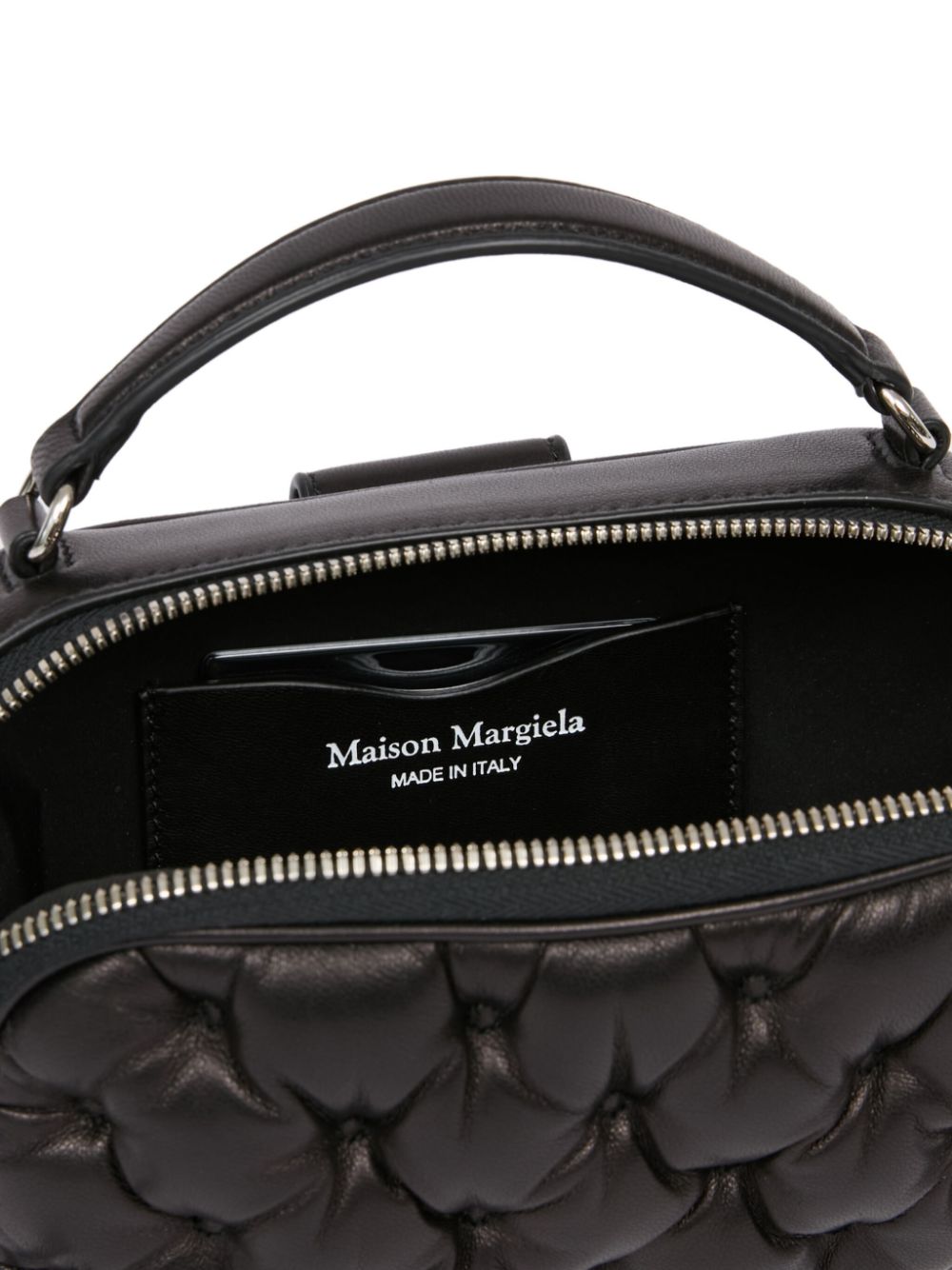 Shop Maison Margiela Glam Slam Belt Bag In Black