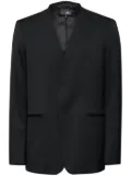 MM6 Maison Margiela single-breasted twill blazer - Black