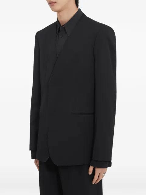 MM6 Maison Margiela single-breasted twill blazer