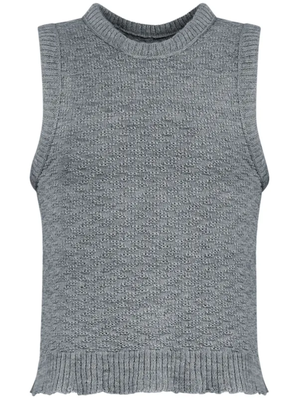 Maison Margiela ニットトップ | グレー | FARFETCH JP