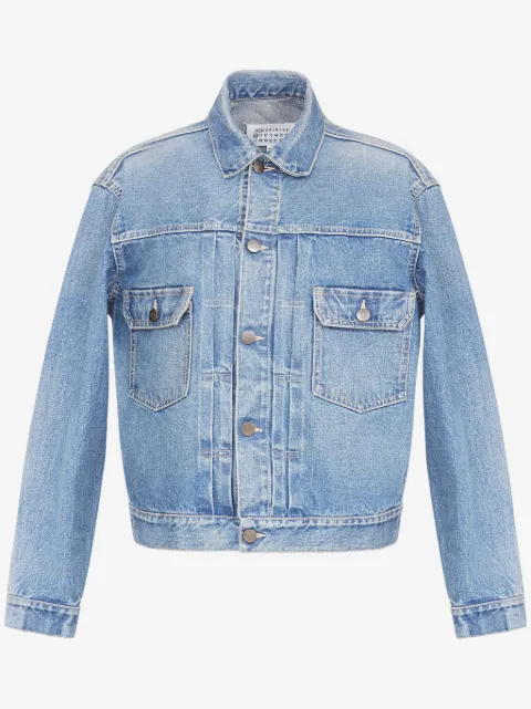 MM6 Maison Margiela veste en jean à coutures signature