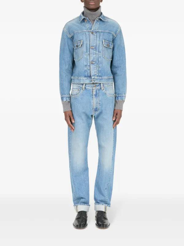 MM6 Maison Margiela デニムジャケット | ブルー | FARFETCH JP