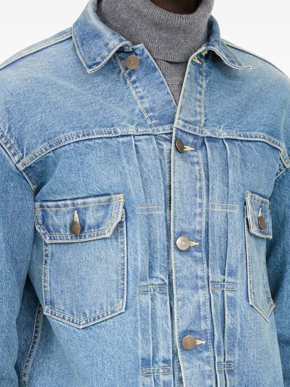 MM6 Maison Margiela four-stitch denim jacket Men