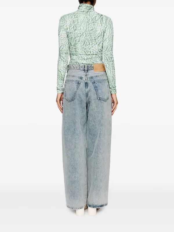 MM6 Maison Margiela ワイドジーンズ | ブルー | FARFETCH JP