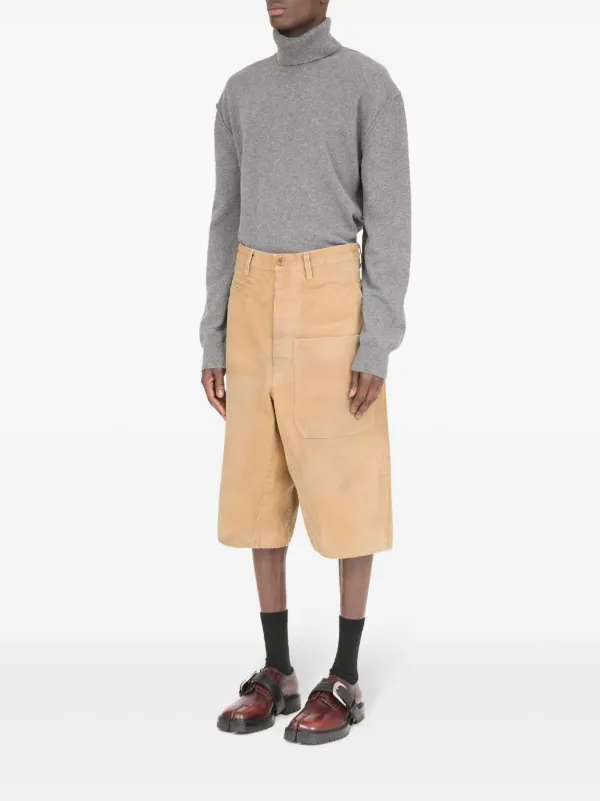 【関税込み】Maison Margiela ショートパンツ Maison Margiela ストライプ ショートパンツ | ホワイト