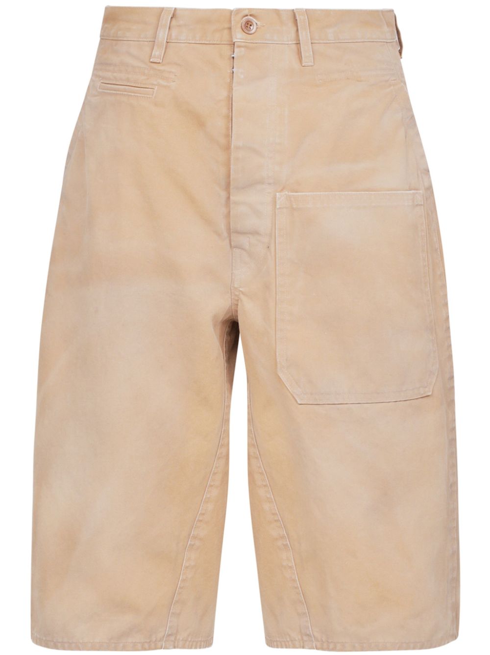 Maison Margiela High waist shorts Beige