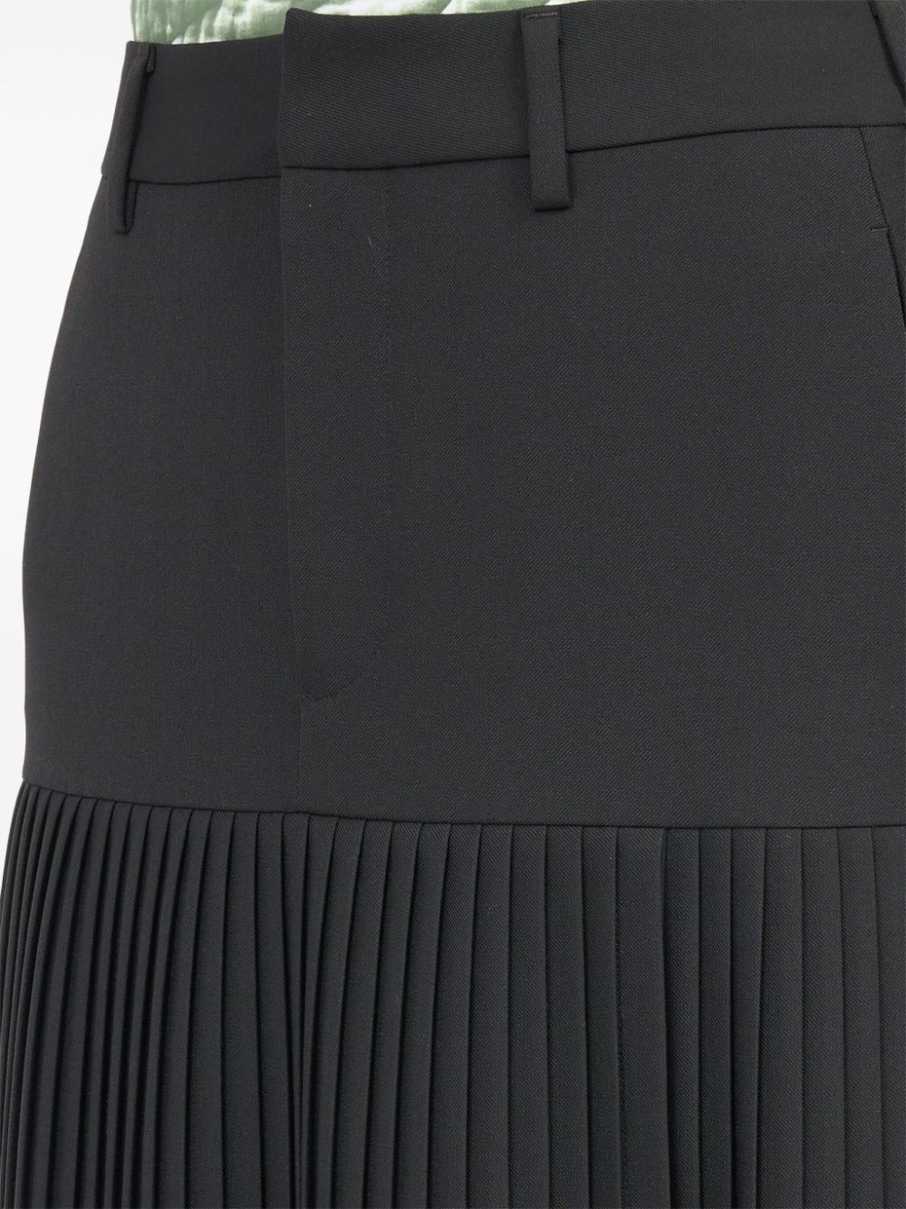 MM6 Maison Margiela asymmetric fluid gabardine maxi skirt Women